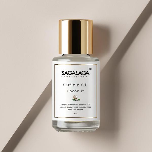 Format DROPPER Private Label Natural Vitamin E Nail Cuticle Oil with Peach Scented Cuticle Growth Oil