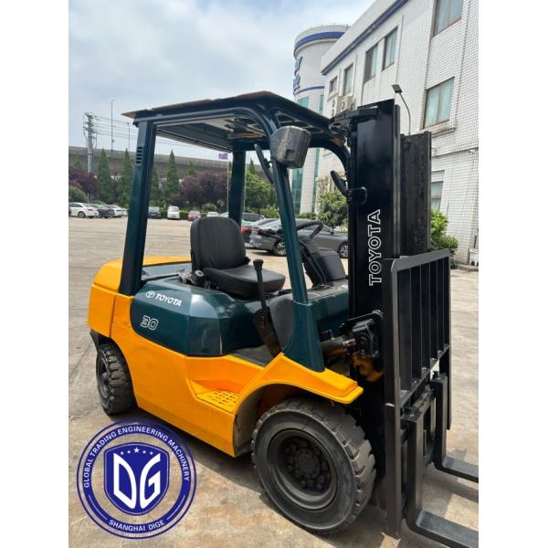 3t 8FDA30 Toyota Использованный вилочный погрузчик Мощный Использованный вилочный погрузчик Гидравлическая машина