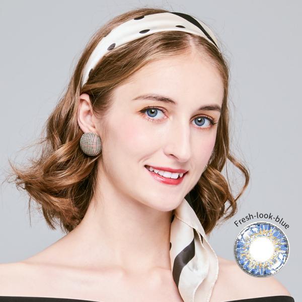 KSSEYE True Sapphire Blue Contact Lenses Non Prescription 14.5