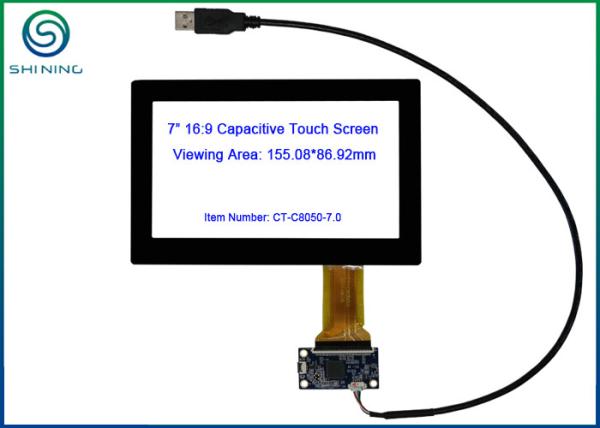 Computer USB Touch Screen Overlay PCAP I2C Touch Panel With ILI2511 Controller