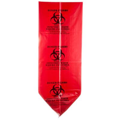LDPE Bio Medical Waste Bags , Customized 200L Biohazard Infectious Waste Bags