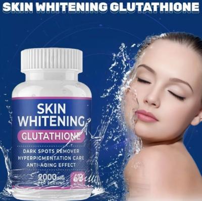 Vegetarian L Glutathione Skin Whitening Capsules 2000mg Vitamin C And Collagen Supplements