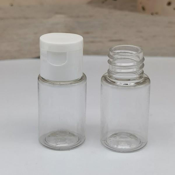 10ml 18/410 Mini Portable Plastic PET Bottle For Sample Travel Cosmetics Packaging