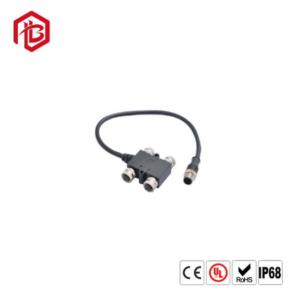 Расширение штыря m12 соединителя 5 кабельного соединителя m12 мужчины M16 M12 3Pin 4Pin 5Pin 8Pin IP67 IP68 водоустойчивое круговое женское