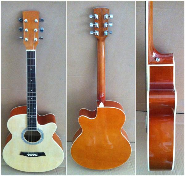 40inch standard size Top  Acoustic guitar Kauripine wood guitar wholesale Fine handcraft&excellent sound- TP-AG20