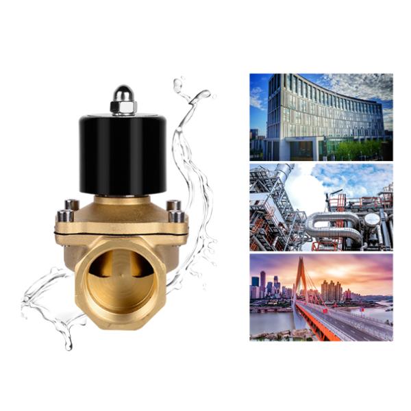 DN15 Internal Thread Port 2W160-15 Pneumatic Water Diaphragm Valve For Wastewater Treatment