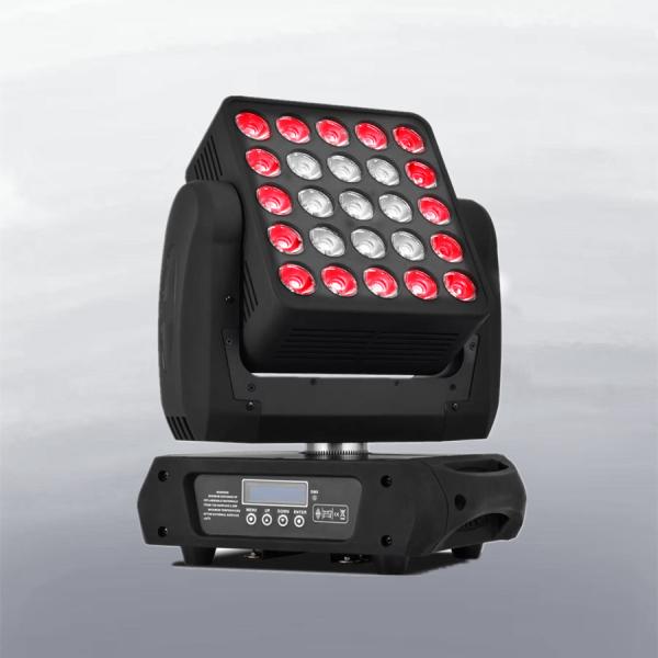 25*12w RGBW 4in1 LED Beam Wash Unlimited LED Matrix Moving Head 5x5