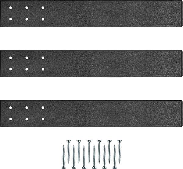 Standard Heavy Duty Black Powder Coating Metal Steel Countersink Desk Support Bracket