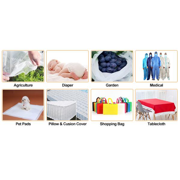 800KW Spunbond Non Woven Fabric Making Machine Polypropylene