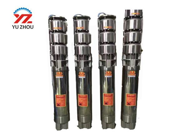 Portable Vertical Submersible Pump , Irrigation Electric Water Pump For Deep Well