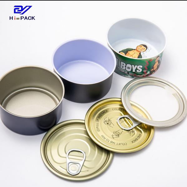 Stackable Dog Food Can 150ml D73x38mm First Grade Tinplate Food Packaging