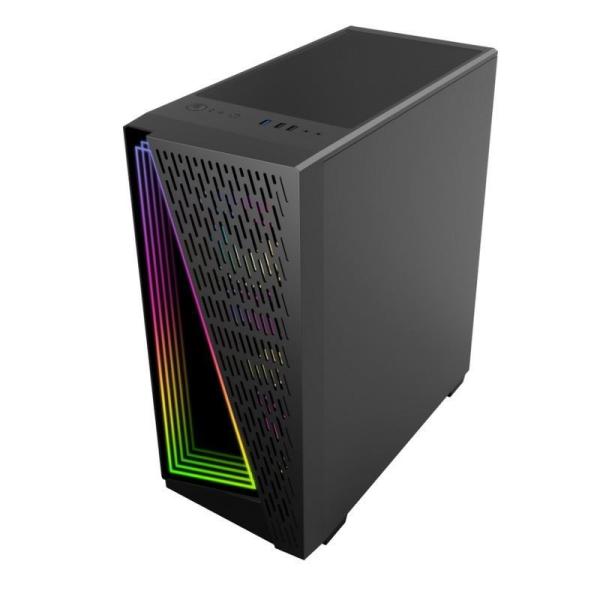 Dazzle Time Tunnel Effect поддерживает ARGB-вентиляторы в 12-см черном и белом цветах. Боковая панель из закаленного стекла.