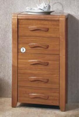 Veneer Finishing Modern Wood Dining Room Table / 5 Drawers Contemporary Kitchen Tables