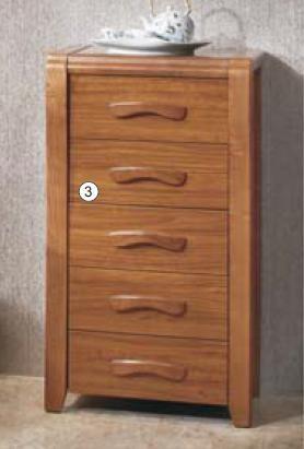 Veneer Finishing Modern Wood Dining Room Table / 5 Drawers Contemporary Kitchen Tables