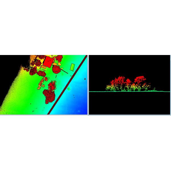 Наземный картографический дрон LiDAR Картографирование 3D-сканирование Точное снятие демонстрации Geosun GS-130X