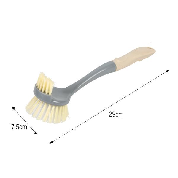 Ergonomic Dishwashing Cleaning Brush with Non Slip Grip