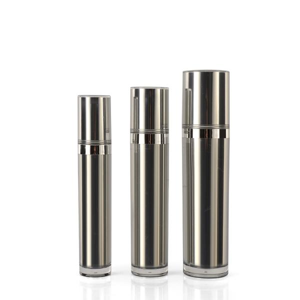 acrylic silver Portable in stock traveling china products manufacturers airless lotion pump bottle 15ml 30ml 50ml