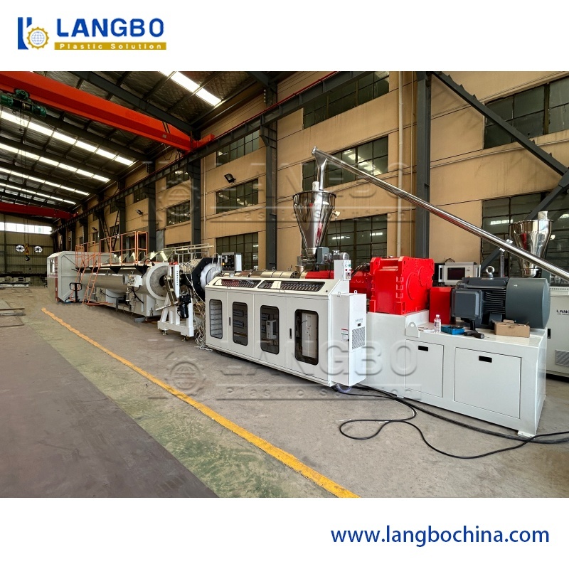 Full Automatic Pipe Manufacturing Machine PVC Powder Direct Processing 