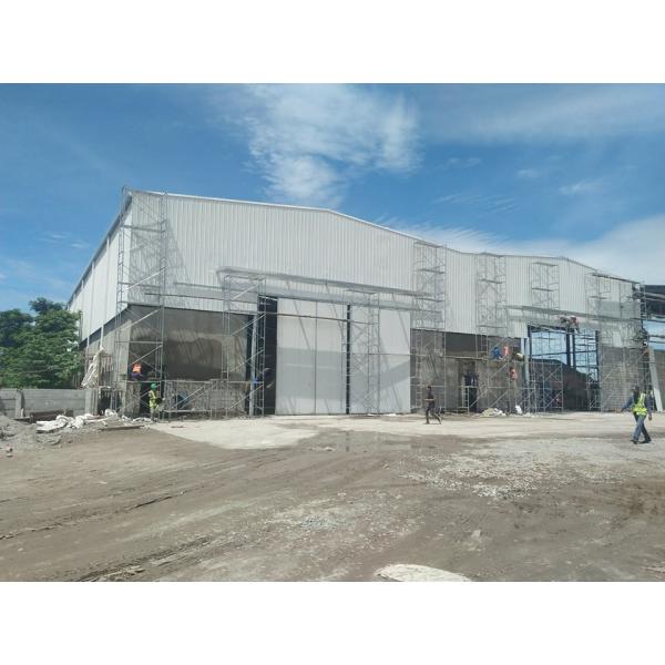 Q355B Grade Prefabricated Steel Structure Philippines Warehouse Construction