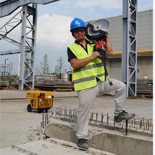Gasoline Hydraulic Concrete Cutter 20-40Lpm asphalt Portable Cut Off Saw