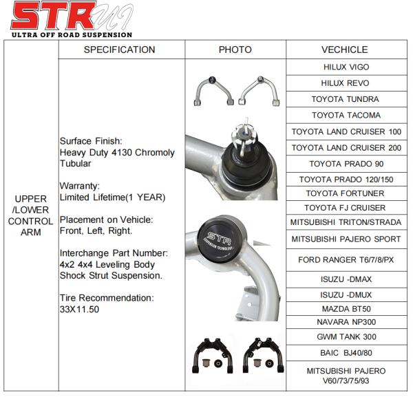 Toyota 4Runner Upper Control Arm Aluminum Alloy OE 002552012