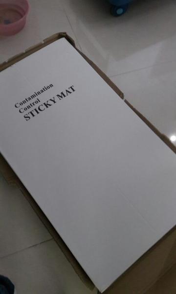 esteira de borracha estática de descontaminação descartável grossa de 5μm Dycem anti ESD