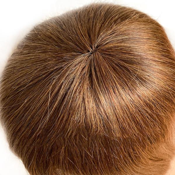 Short Virgin Brazilian Human Hair Bob Wigs with Bangs Remy Hair Grade Average Size Cap