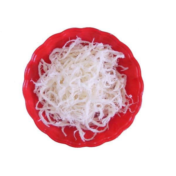 Sliver Seasoned Dried Squid White Color Sweet Acid 22% - 24% Moisture