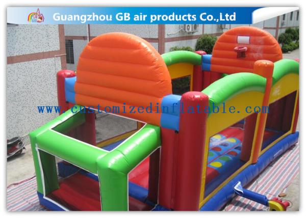 Outdoor Childrens Bouncy Castle Court ,  Inflatable Sports Arena Trampoline