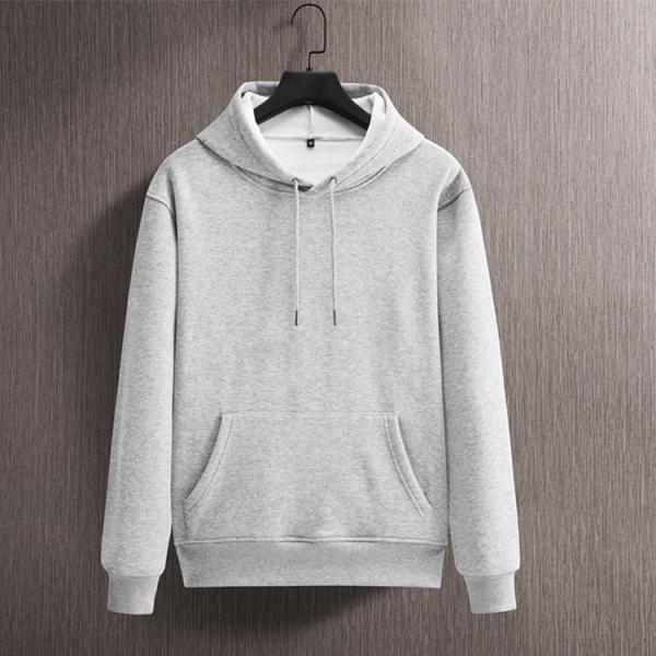 Блузи Сублимация Большой 400 г хлопчатобумажный свитер Премиум тренировка Простая уличная одежда Мужские капусты и свиты