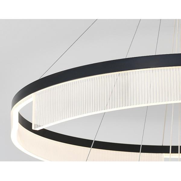 Beautiful Translucent Living Room Dining Room Chandelier Two Ring Study Bedroom Acrylic Chandelier