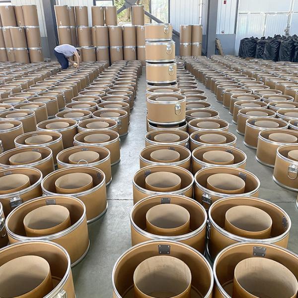 55cm Fiber Cable Drum Paperboard Barrel Steel Lid Fiber Shipping Barrels For Automatic Wire Cutting