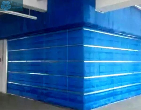 Resistência de corrosão AC380V 6m/Min Fireproof Garage Door