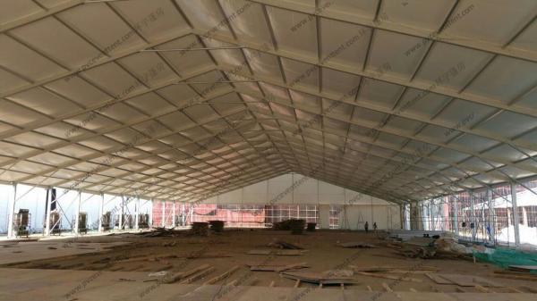 40 x 100m Huge Trade Show Event Tents With Wood Floor For Export Trade Exhibition