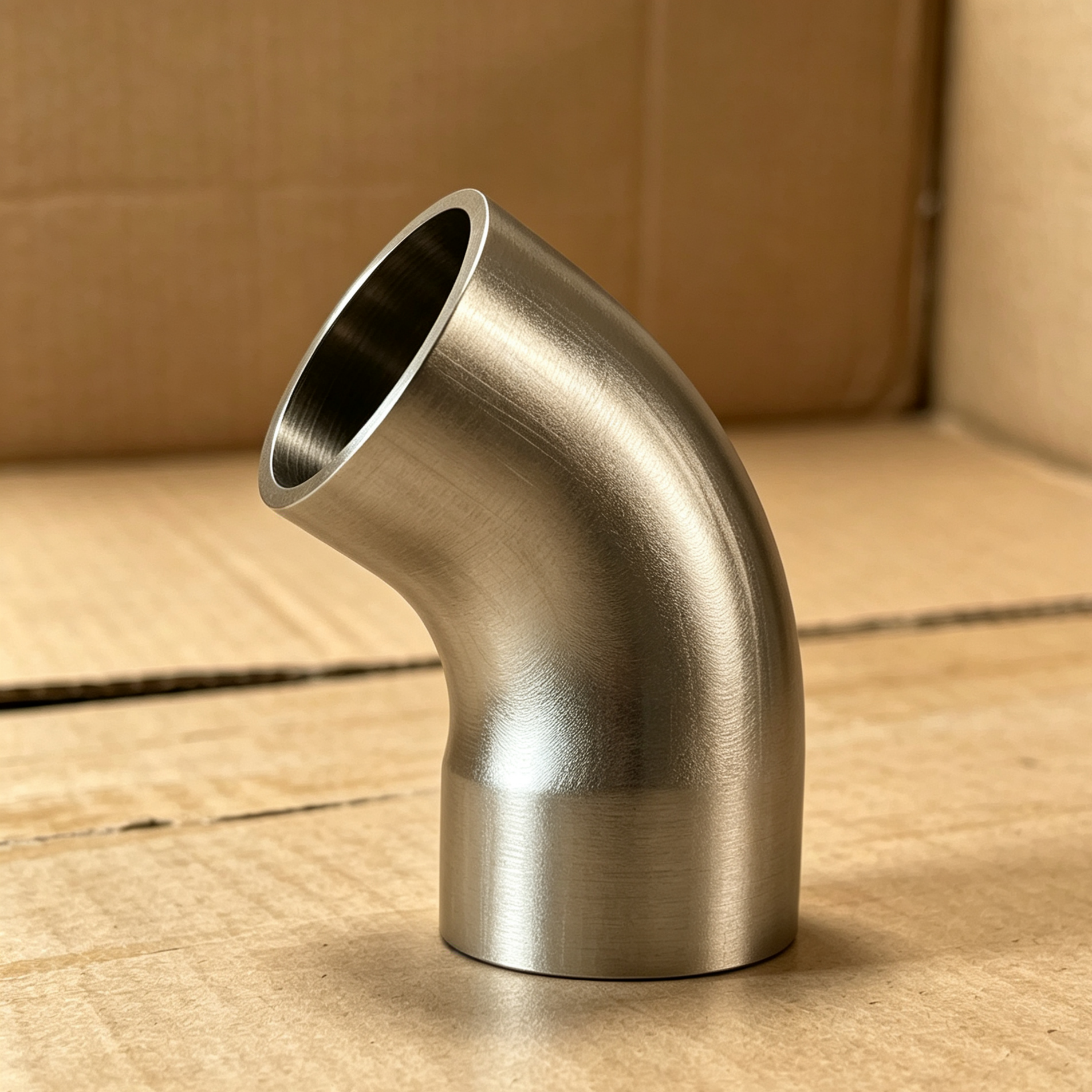 CuNi 70/30 Copper Nickel 90° LR Elbow, High Strength ASME B16.9 Butt Weld Fitting