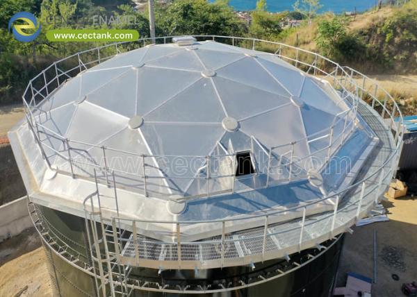 Center Enamel: Elevating Performance and Environmental Control in Holding Tanks with Advanced Aluminum Dome Roofs