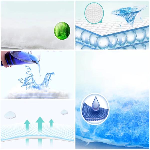 Factory Direct Price Incontinence Super Absorbency Soft Adult Diaper Dry Surface