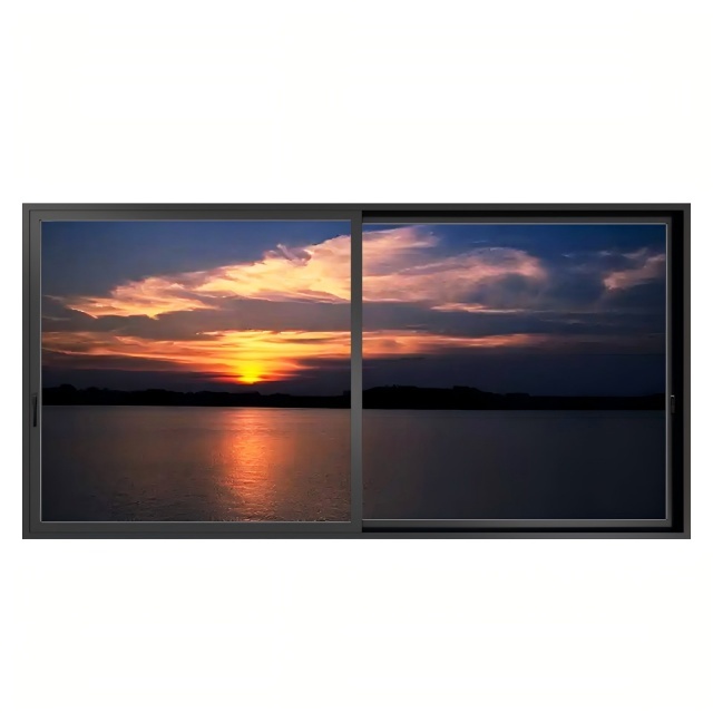Thermal Insulation Double Sliding Aluminium Doors Exterior Aluminum Patio Doors