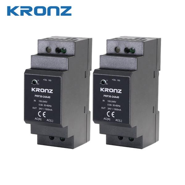 36W DIN Rail Industrial Power Supply 24V 1.5A UL IEC62368-1 Certified