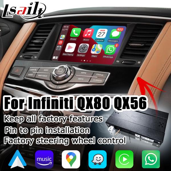 Infiniti QX80 QX56 Z62 беспроводной автомобильный мультимедийный интерфейс для Android и Android IT08