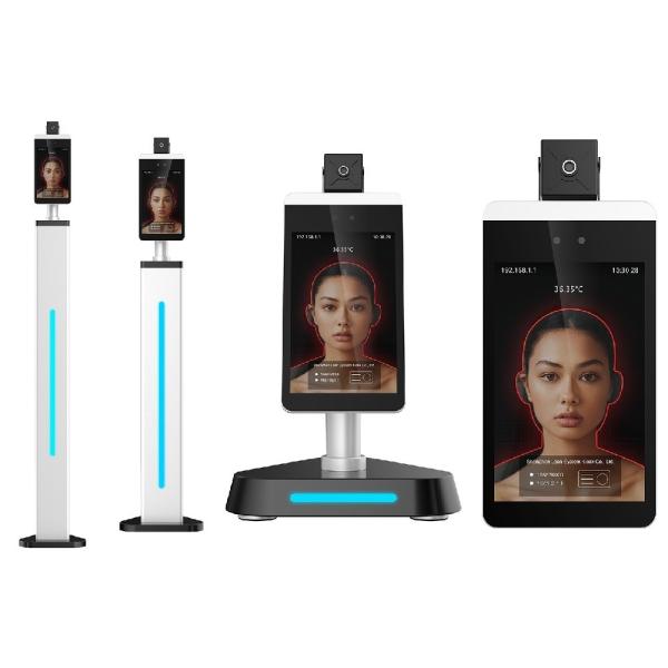LIEN design mounted no contact handsfree infrared temperature thermal scanner camera distance face recognition gun