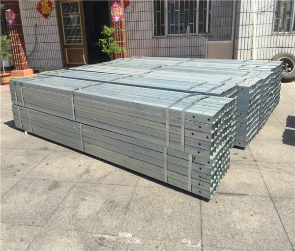 Stable Performance Galvanized Steel Tubing Square Sign Post Easy Installation