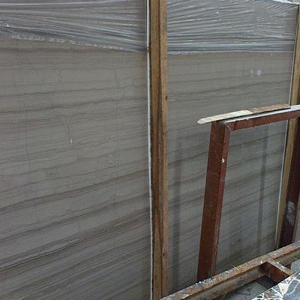 China good quality practical grey wood grain marble