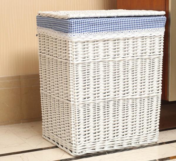 Rattan Wicker Willow Baby Toys Dirty Clothes Storage Laundry Basket ECO Friendly Fashion Baskets Decorations Furniture