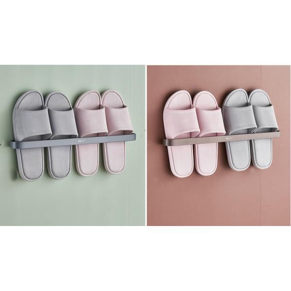 Fire Resistant Wall Mounted Silver 24cm Steel Shoes Rack