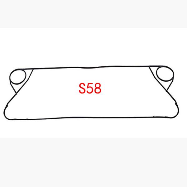 Junta de intercambiador de calor de placas Sondex de buena venta S81/S65/S58 Repuestos PHE para mercados extranjeros
