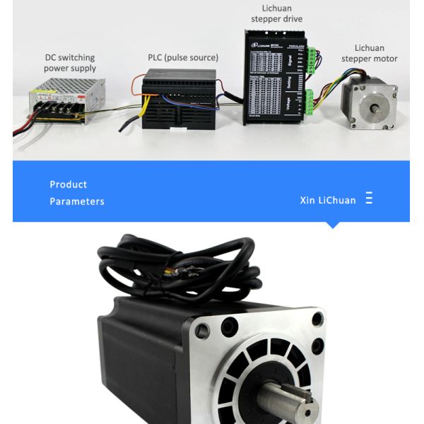 LICHUAN 110mm 16N.M 3 Phase Nema 42 Hybrid Stepper Motor Driver Kit LC31118+LC3722D