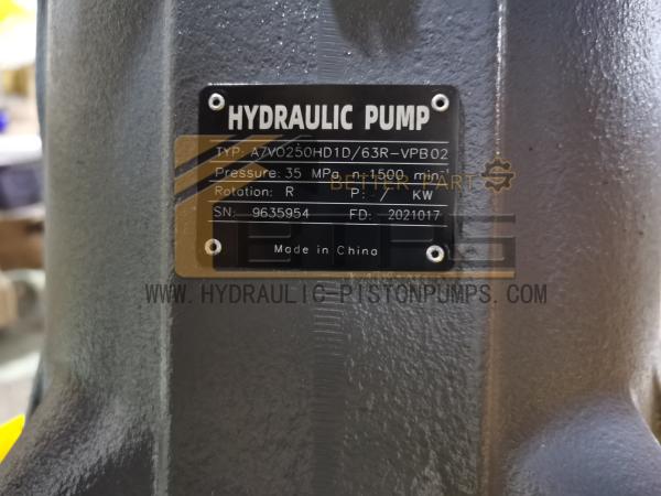 A7VO250HD1D/63W-VPB02 Peças da bomba hidráulica Rexroth A7VO28 A7VO55 A7VO80 A7VO107 A7VO160 A7VO200 A7VO250 A7VO355 A7VO500