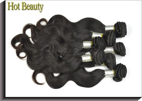 5A Virgin Peruvian Hair Extensions , 14 Inch 32 Inch Deep Wave Hair