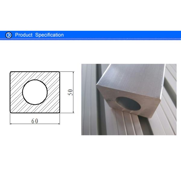 6000 Series Custom Extruded Aluminium Rectangular Hollow Section For Machinery Equipment Ring Gasket